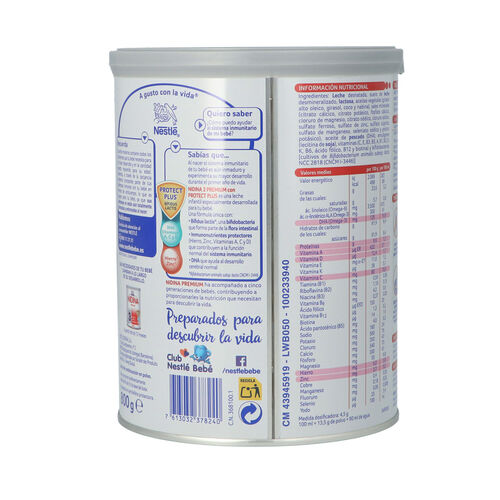 Leche NIDINA 2 Premium 800g image number