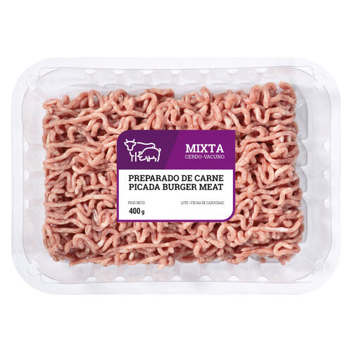 Preparado de carne picada Burger Meat Mixta 400g image number