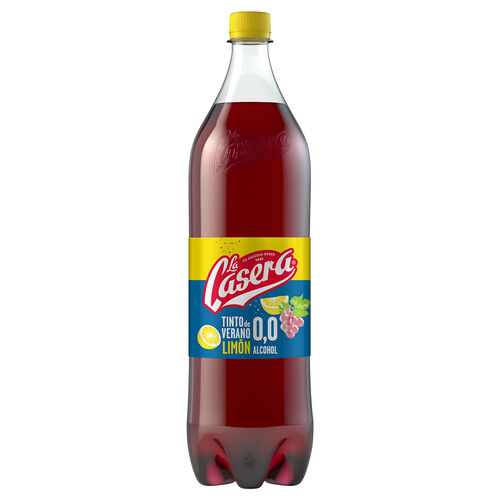 Tinto de Verano 0,0 con limon LA CASERA 1,5L image number