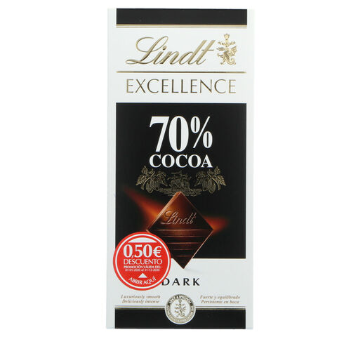 CHOCOLATE LINDT EXCELLENCE 70% 100g image number
