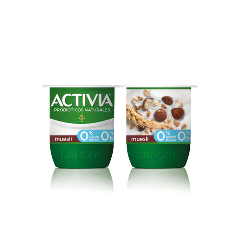 Yogur con Fibra muesli 0% ACTIVIA 4x115g image number