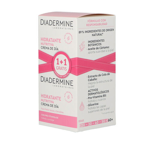 CREMA DIA DIADERMINE HIDRATANTE NUTRITIVA PIELES SECAS Y SENSIBLES 50ml image number