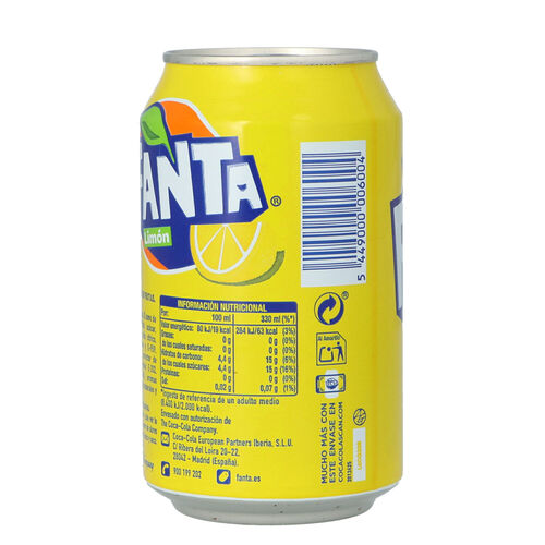 FANTA limon lata 33cl image number