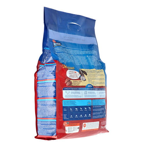Comida seca para perro adulto con buey BREKKIES 3kg image number