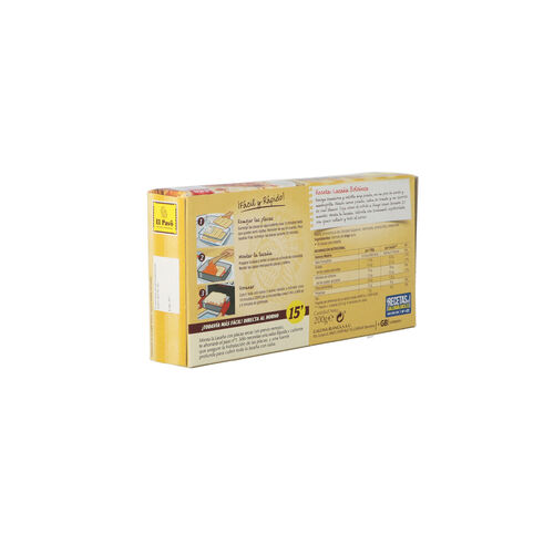 LASAÑA PAVO PRECOCIDA 18 PLACAS image number