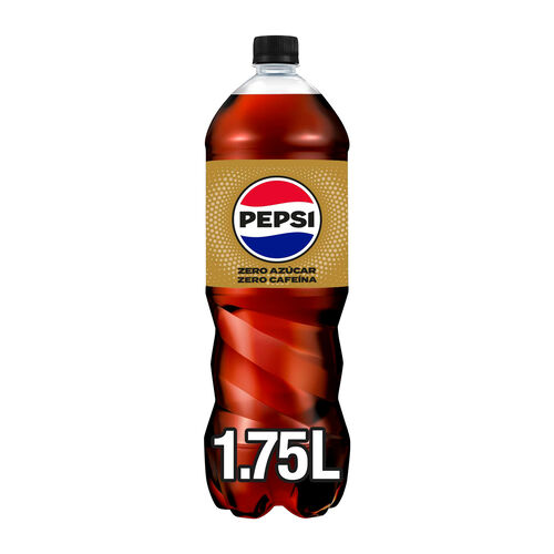 PEPSI ZERO SIN AZÚCAR SIN CAFEÍNA REFRESCO DE COLA 1,75L image number