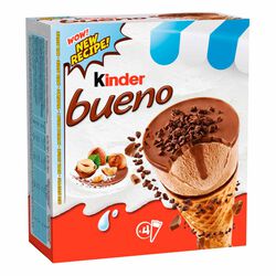 Helado cono KINDER BUENO Classic 4uds