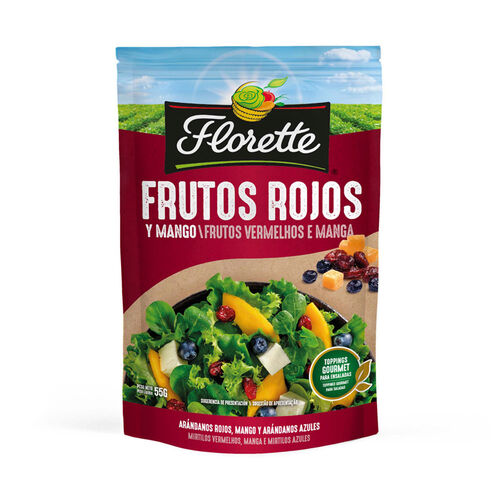 Frutos rojos y mango 55g image number