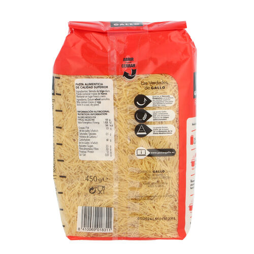 FIDEOS GALLO NO 450g image number