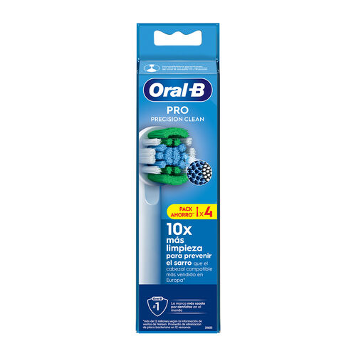 Recambio cepillo dental el&eacute;ctrico Pro Precision Clean ORAL-B 4uds image number