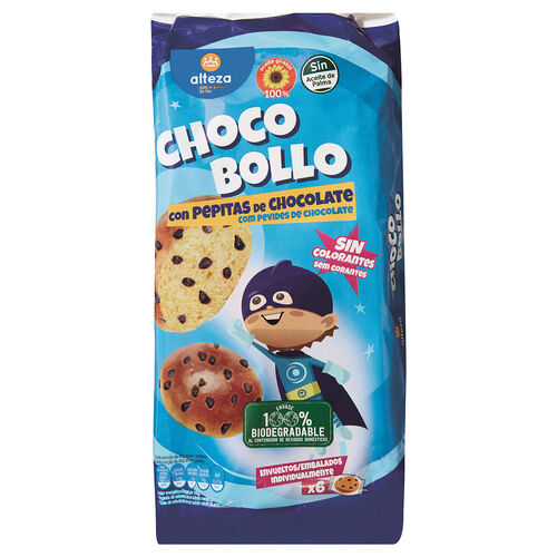 BOLLO ALTEZA PEPITAS CHOCOLATE 6uds  240g image number
