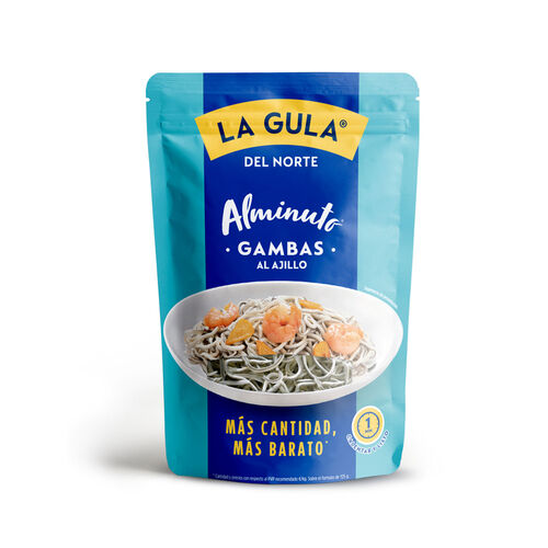 Gulas con gambas al ajillo al minuto LA GULA DEL NORTE 130g image number
