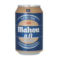CERVEZA TOSTADA 0,0% MAHOU 33cl