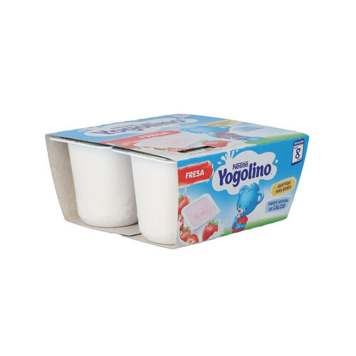 YOGOLINO fresa NESTL&Eacute; 4x100g image number