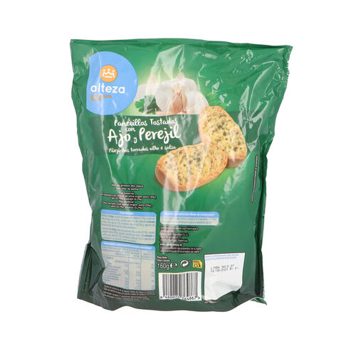 PANECILLOS ALTEZA AJO PEREJIL 160g image number