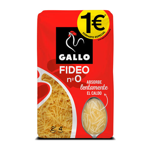 Fideos GALLO N&ordm;0 400g image number