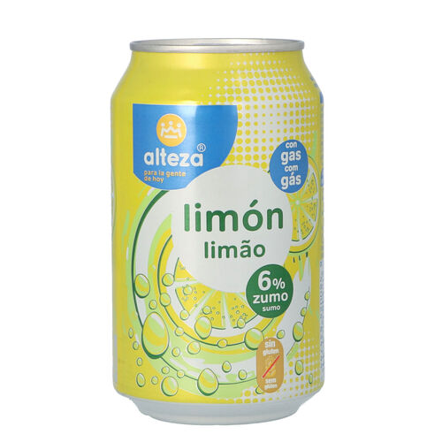 Refresco limon 6% zumo ALTEZA lata 33cl image number