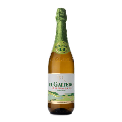 Sidra espumosa sin alcohol 0,0% EL GAITERO 75cl image number