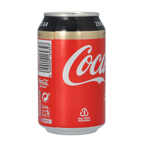 COCA COLA ZERO ZERO LATA 33cl image number