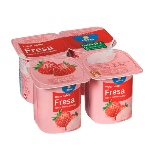 Yogur con fresa ALTEZA 4x125g image number
