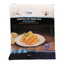 VARITAS DE MERLUZA EMPANADAS ARTIQ 400g