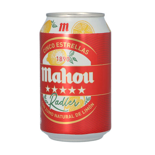 CERVEZA MAHOU RADLER LATA 33cl image number