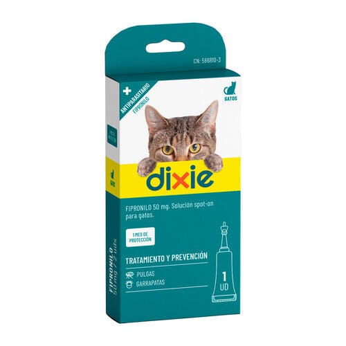 Pipeta antiparasitaria para gatos DIXIE 1ud image number