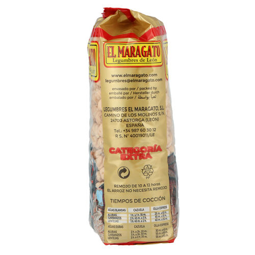 Garbanzo Extra EL MARAGATO 500g image number