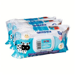 Toallitas BEBÉ dermo PASITOS 3x72uds