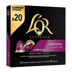 Cafe expresso sontuoso LOR 20 capsulas