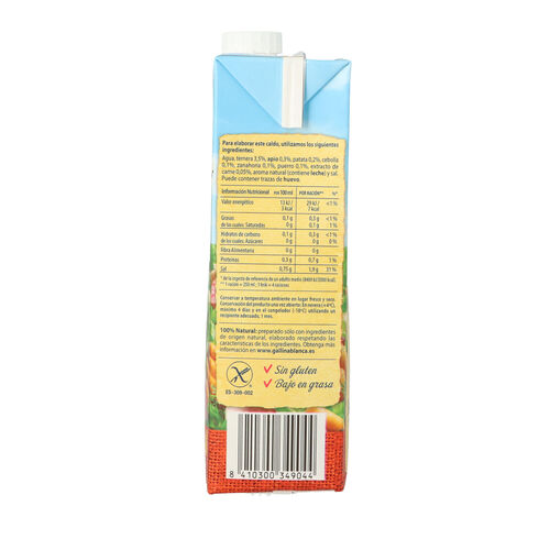 CALDO DE CARNE GALLINA BLANCA 1L image number