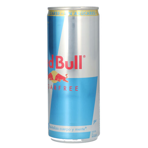 Bebida energ&eacute;tica RED BULL sugar free lata 250ml image number