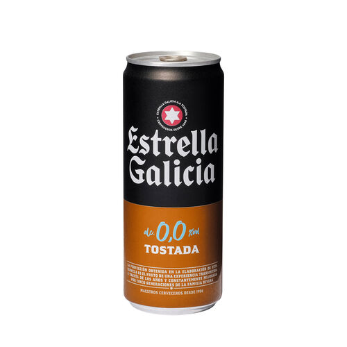 Cerverza ESTRELLA GALICIA tostada 0,0% 33cl image number