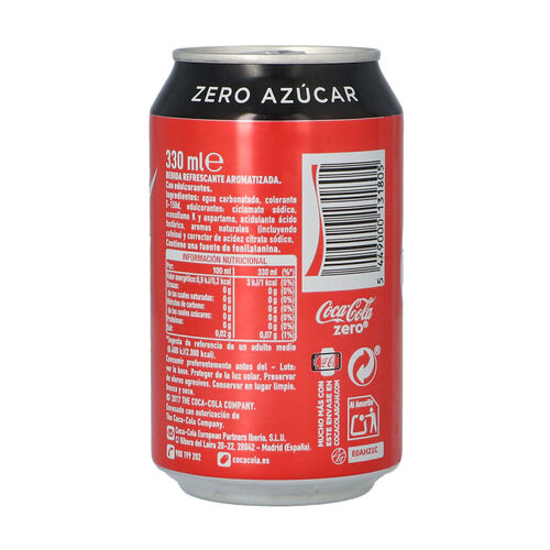 COCA COLA Zero lata 33cl image number