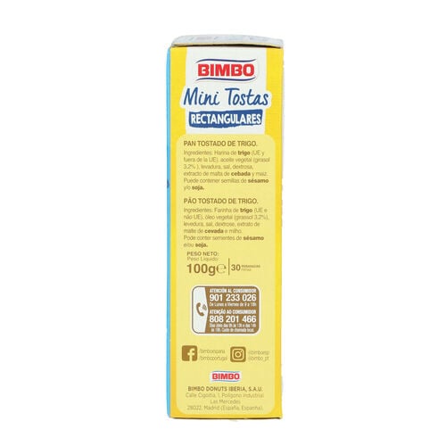 Minitostas rectangular ORTIZ 100g image number