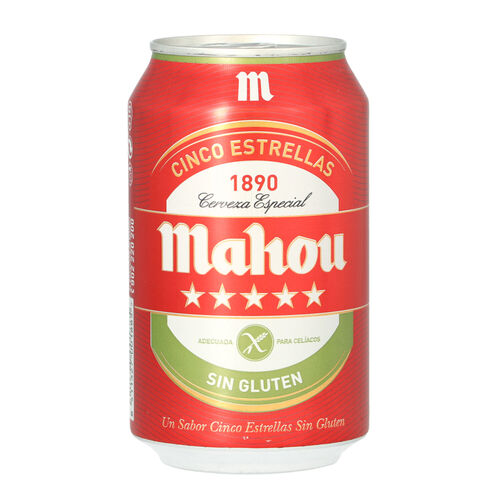 CERVEZA SIN GLUTEN MAHOU 33cl image number