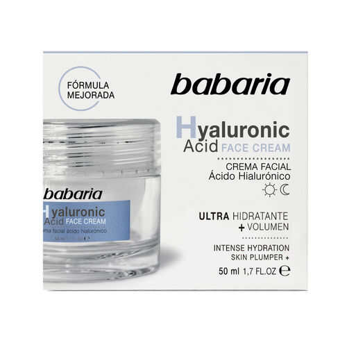 Crema facial acido hyaluronico BABARIA 50ml image number