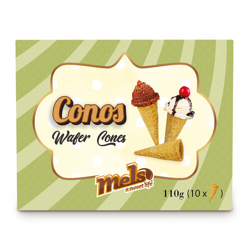 CONOS DE HELADO MELS 10uds 110g image number