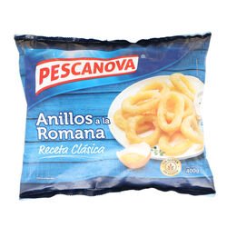 Marisco congelado anillos a la romana sin gluten PESCANOVA 400g