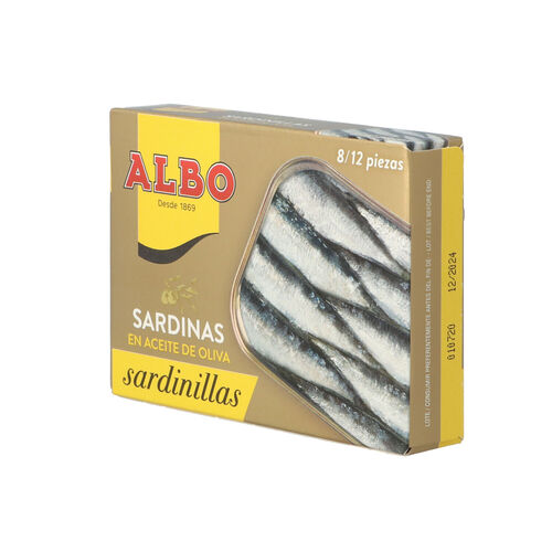 SARDINILLA EN ACEITE DE OLIVA ALBO 105g image number