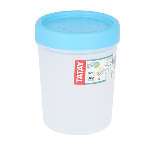 TUPPER REDONDO TATAY AZUL 400ml image number