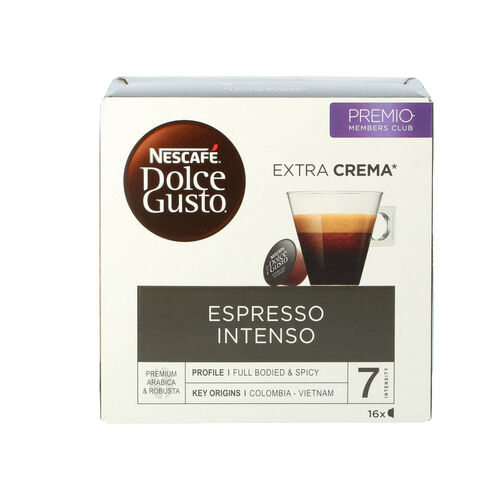 Caf&eacute; DOLCE GUSTO intenso 16 c&aacute;psulas image number