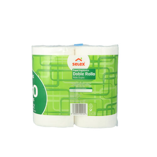 Papel higienico 2 capas doble rollo pack-12 SELEX image number