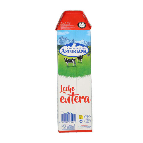 LECHE ENTERA CENTRAL LECHERA ASTURIANA 1L image number