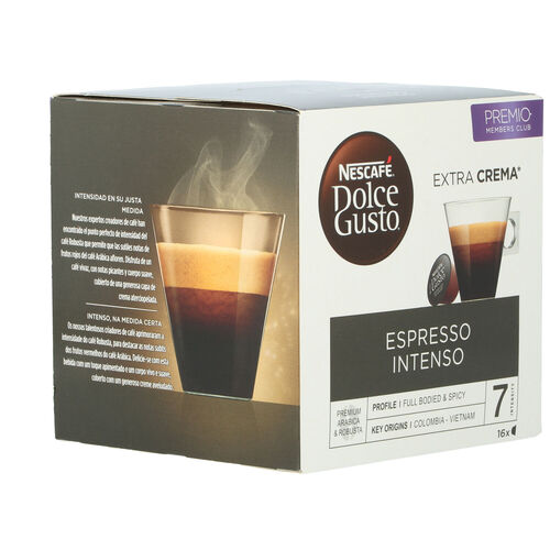 Caf&eacute; DOLCE GUSTO intenso 16 c&aacute;psulas image number