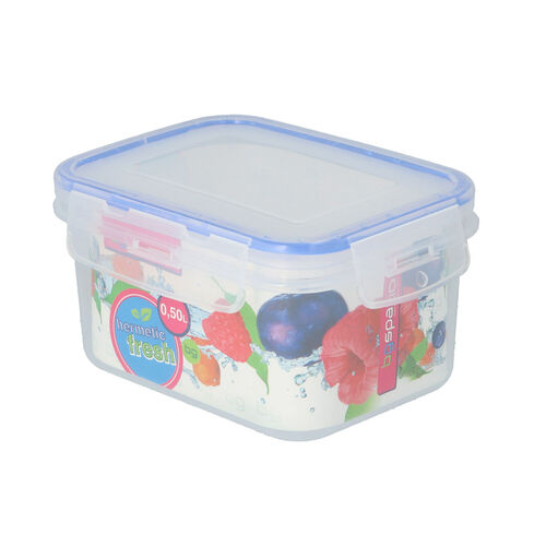 Tupper transparente con tapa 500ml image number