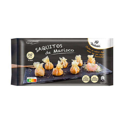 Surtido saquitos marisco cocinarte congelados 180g image number