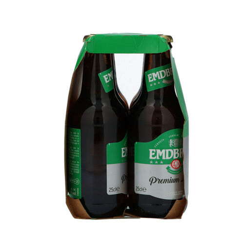 CERVEZA EMDBRAU 25cl PACK-6 BOTELLINES image number