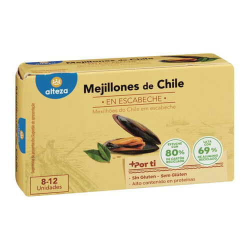 MEJILLON DE CHILE EN ESCABECHE ALTEZA 8/12 111g image number