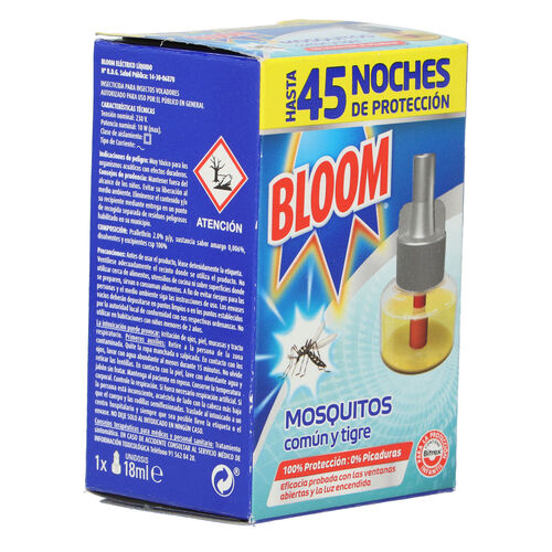 INSECTICIDA ELECTRICO BLOOM RECAMBIO 45 NOCHES image number